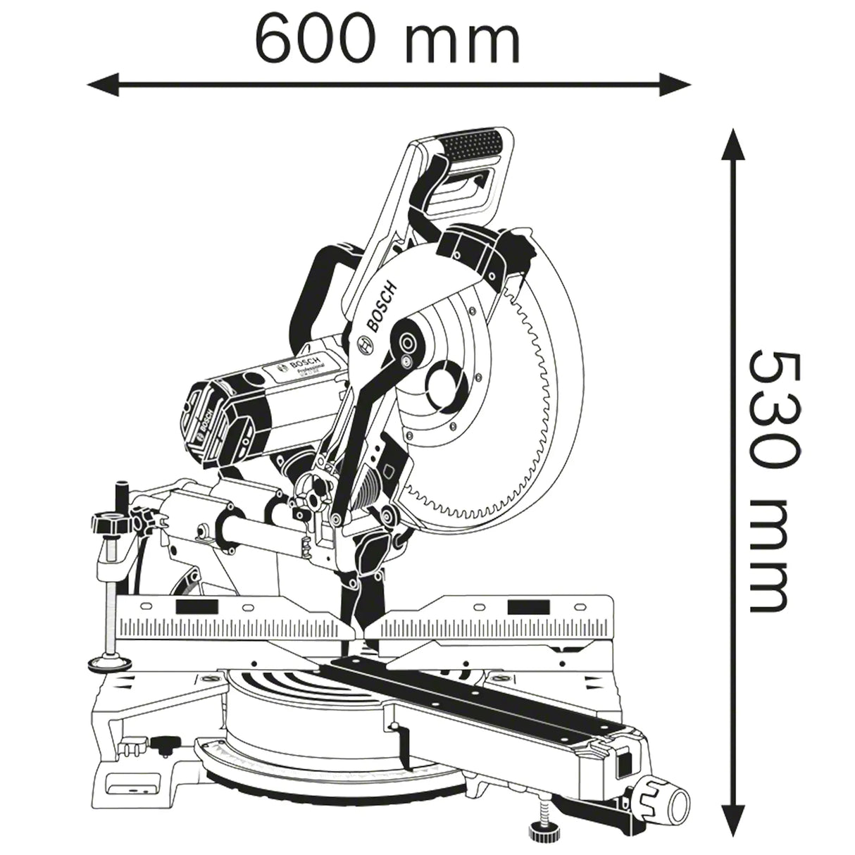 Radialschneidmaschine Bosch GCM 12 SDE