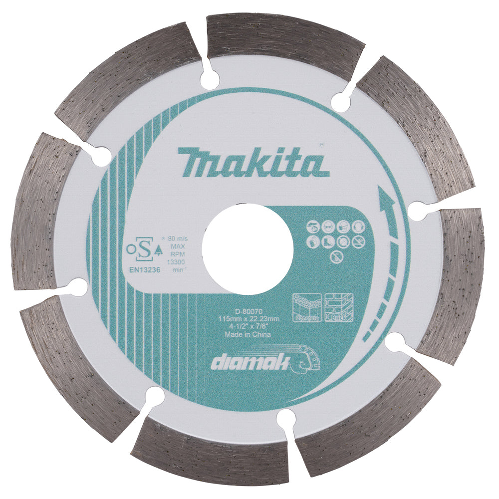 Disco Diamantato Segmentato Makita D-80070 115mm