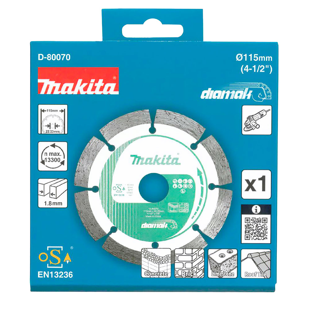 Disco Diamantato Segmentato Makita D-80070 115mm