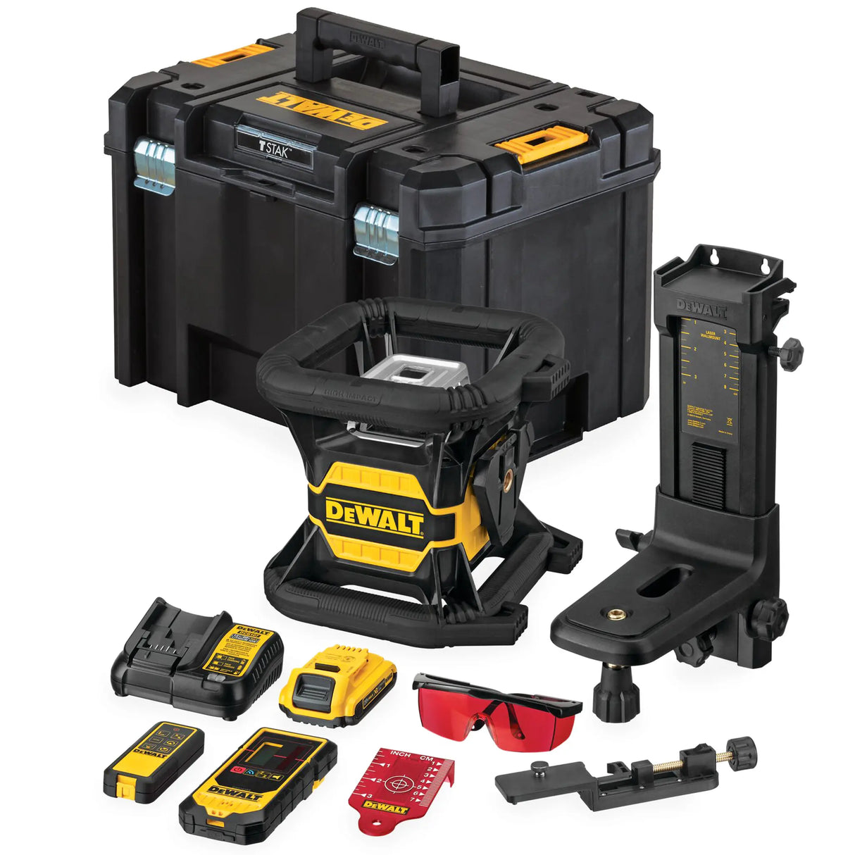 Laser rotativo rosso Dewalt DCE080D1RS-QW 18V 2Ah