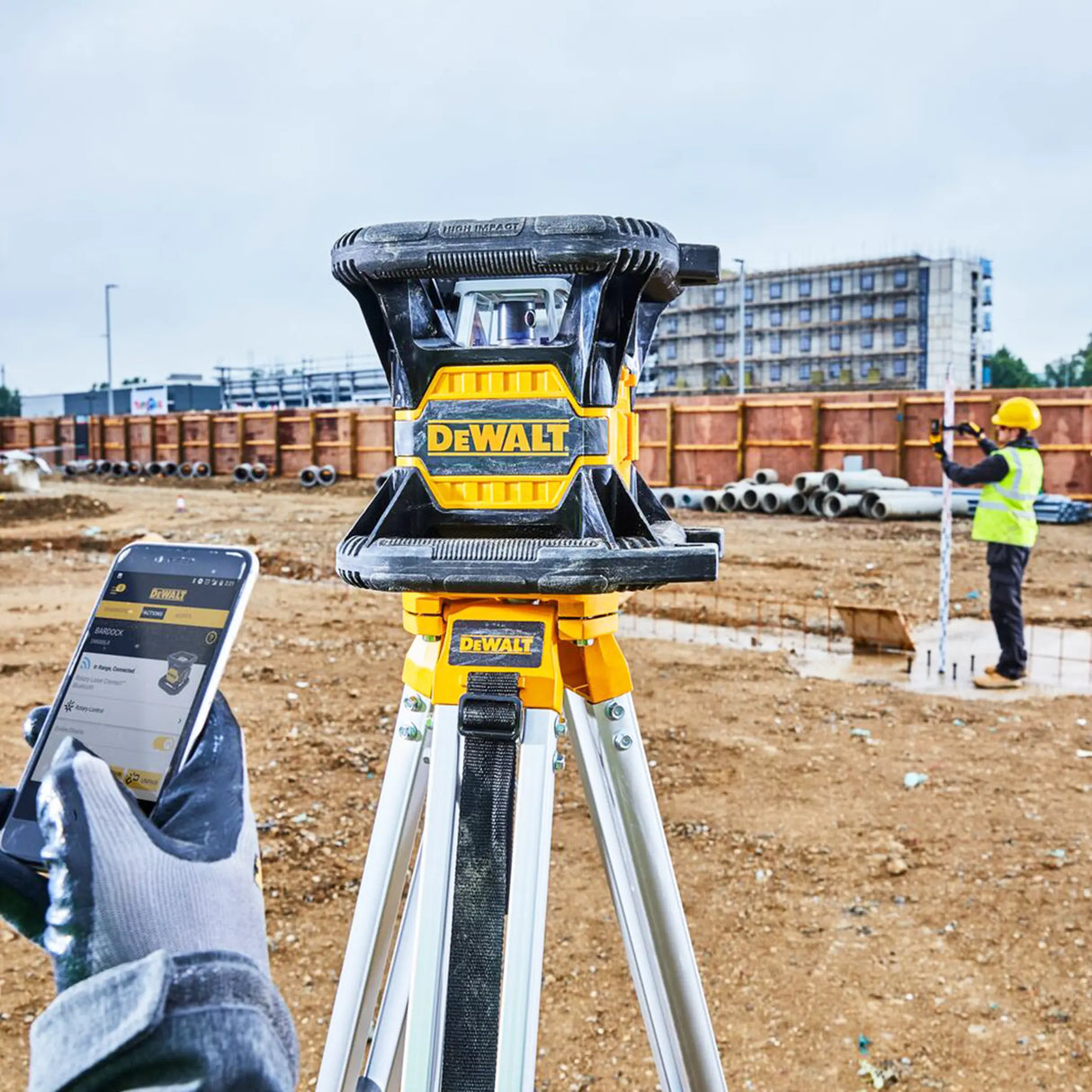 Laser rotativo verde Dewalt DCE080D1GS-QW 18V 2Ah