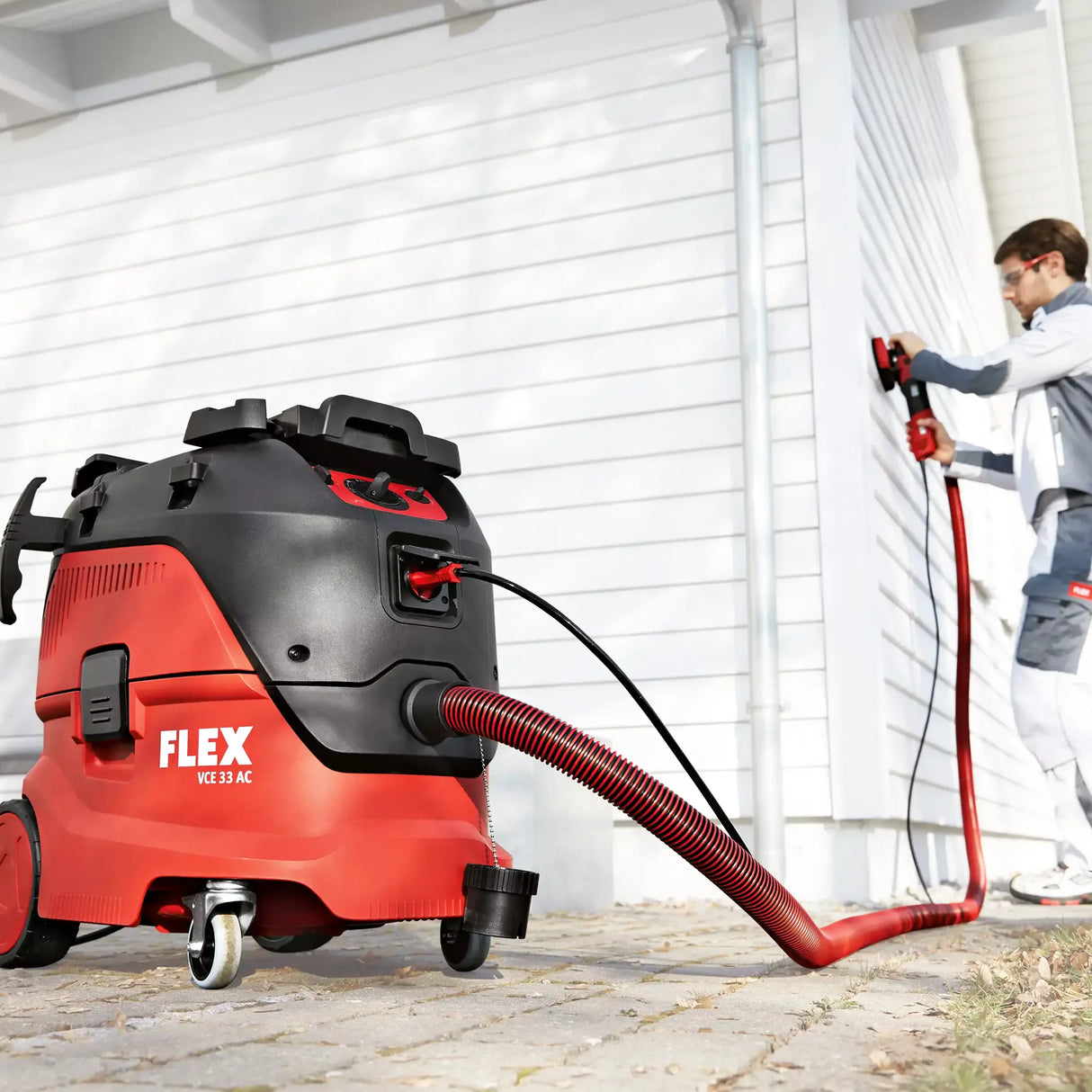 Vacuum cleaner sander Flex GE 6 R-EC + VCE 33 M AC Set + Sandpaper