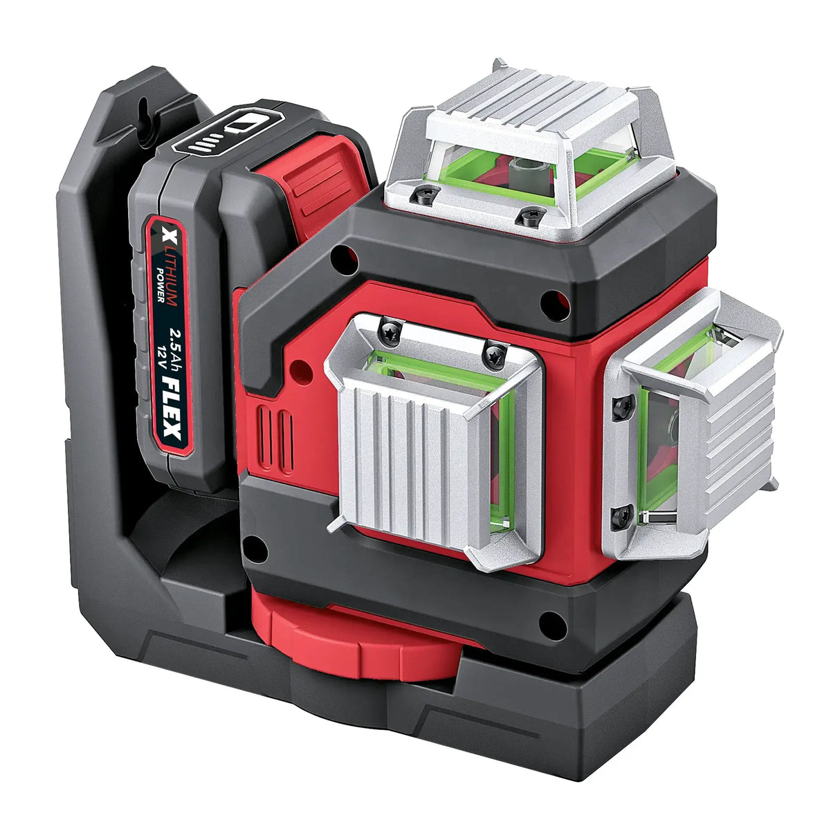 Kit Laser a croce Flex ALC 3/360-G/R 12V 2.5Ah