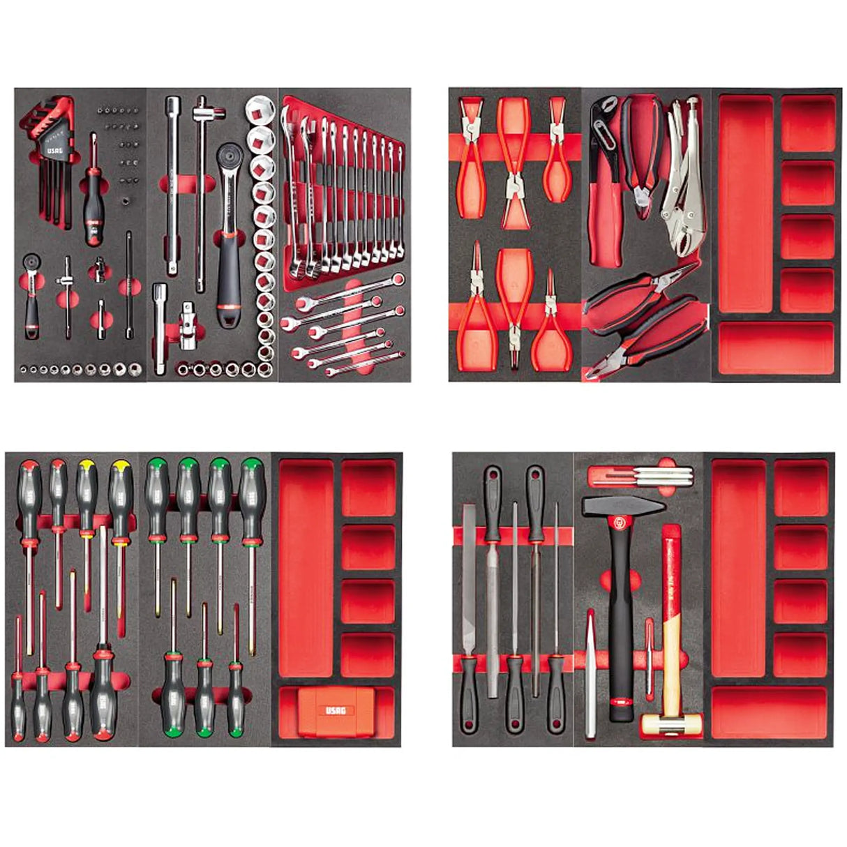 Carrello Porta Utensili Usag START 516 ST6MM con Assortimento 156 pz