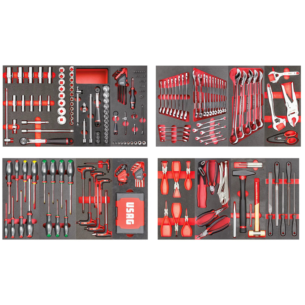Carrello Usag RACING 519 RS6/4MM con Assortimento 495 MC