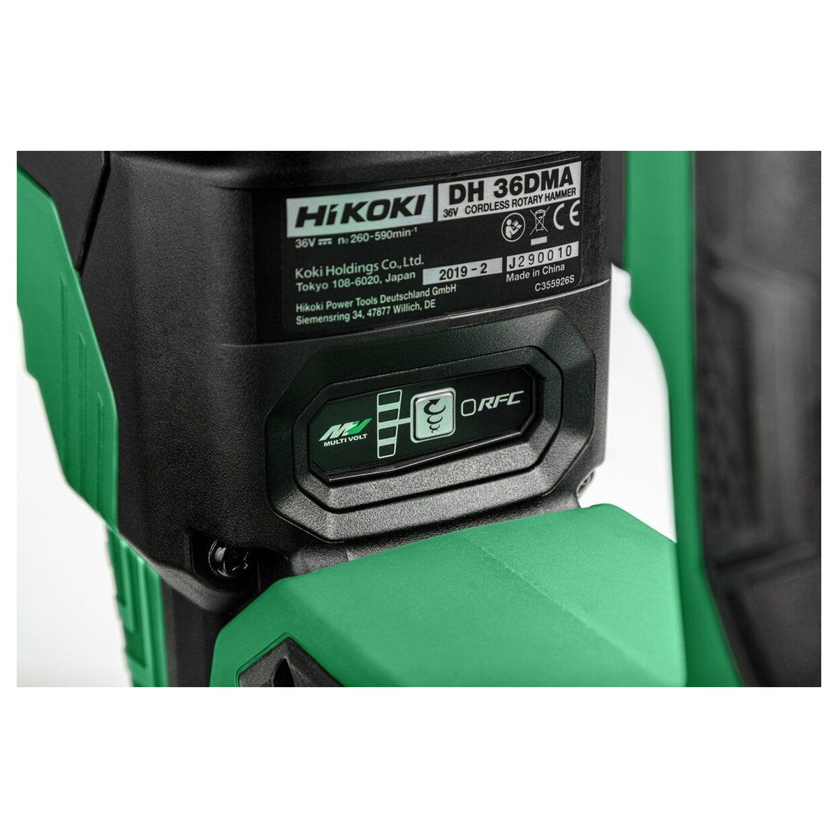 DH36DMAW2Z – HiKOKI DH36DMAW2Z SDS-Max 36V 7,1J Akku-Schlagbohrschrauber – Abbildung 7