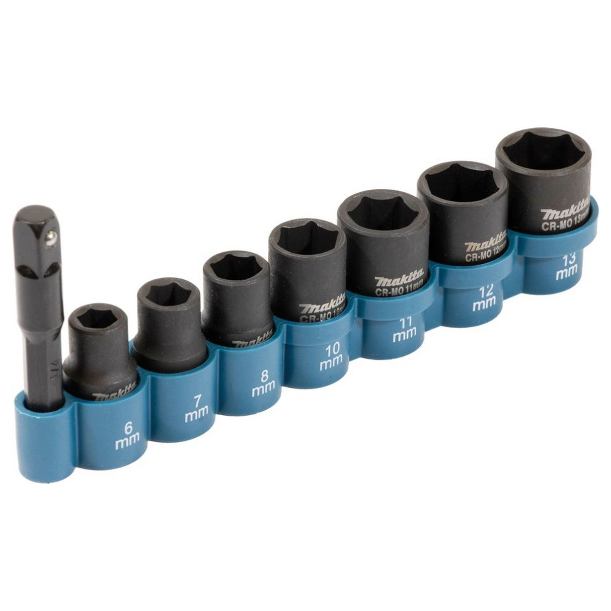 E-12289 - Schlagschrauber-Steckschlüsselsatz Makita E-12289 1/4" 8-teilig - Bild 2