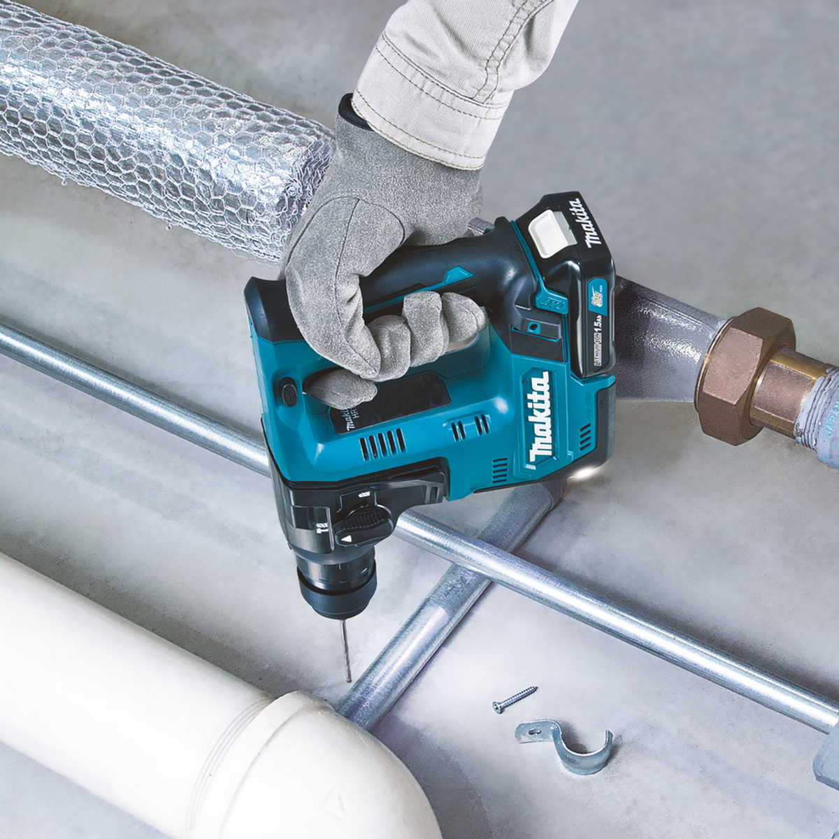 HR140DZJ - Schlagbohrmaschine Makita HR140DZJ CXT 12V SDS-Plus 14mm - Bild 9
