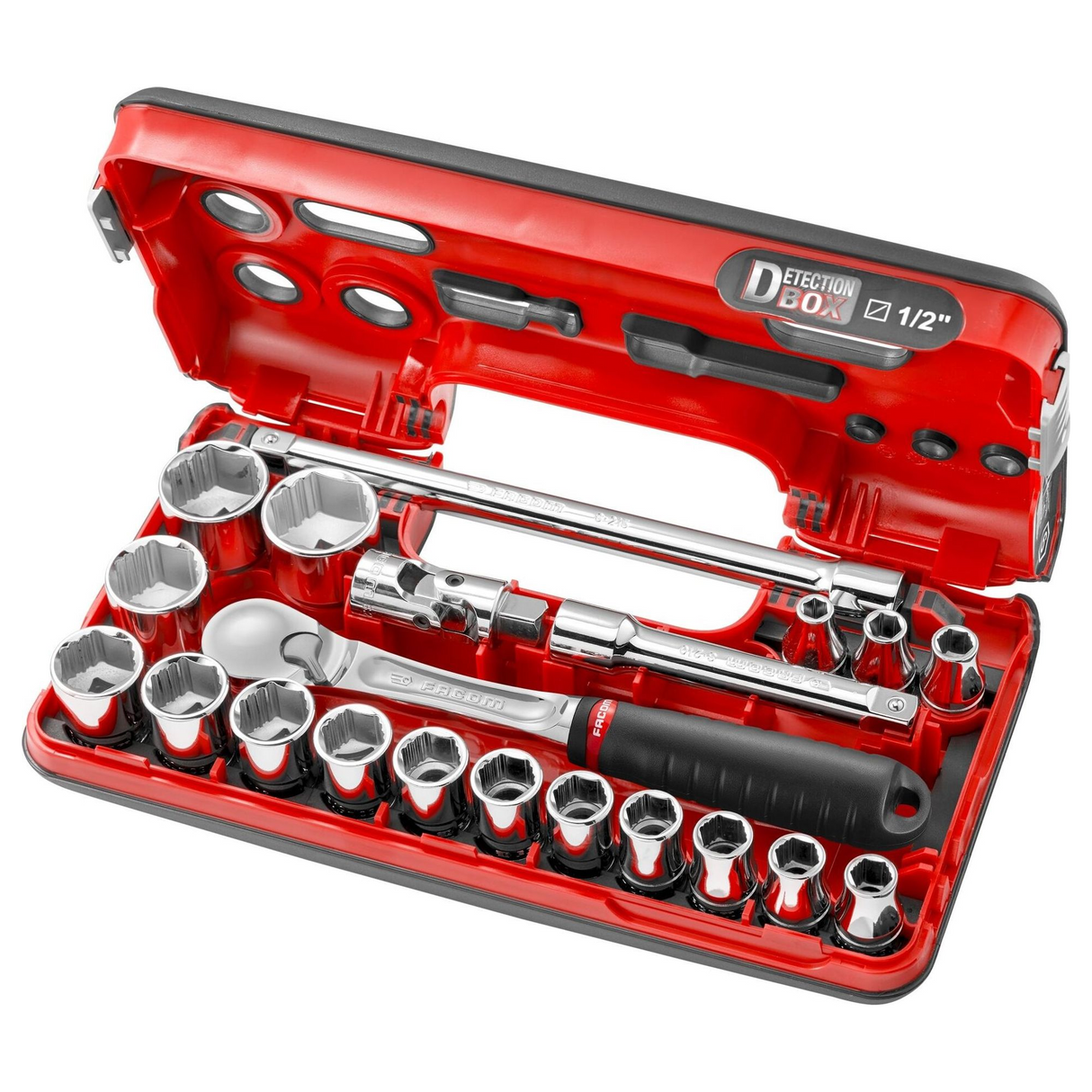 SL.DBOX1GRPPB – Facom SL.DBOX1GRPPB 1/2" OGV Grip 21-teiliger Steckschlüsselsatz – Abbildung 4