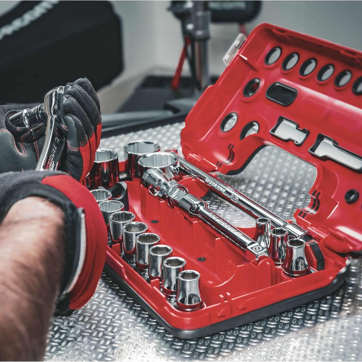 SL.DBOX1GRPPB - Facom SL.DBOX1GRPPB 1/2" OGV Grip Steckschlüsselsatz 21-teilig - Bild 10