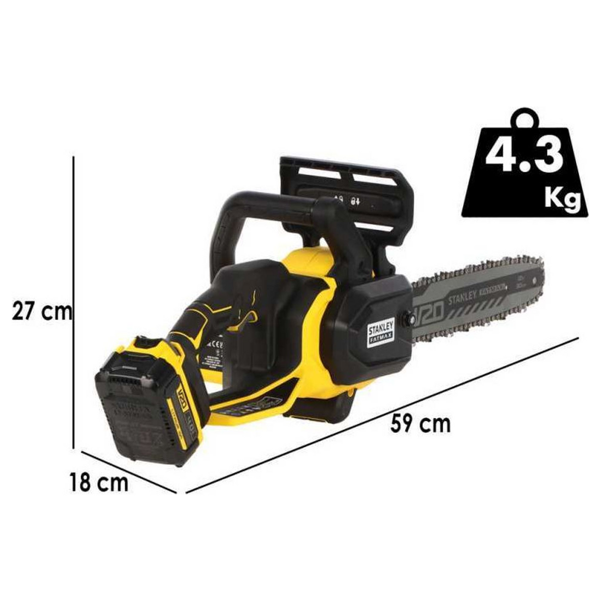 SFMCCS730M1-QW - Elettrosega Stanley Fatmax SFMCCS730 20V 4Ah - Immagine 16