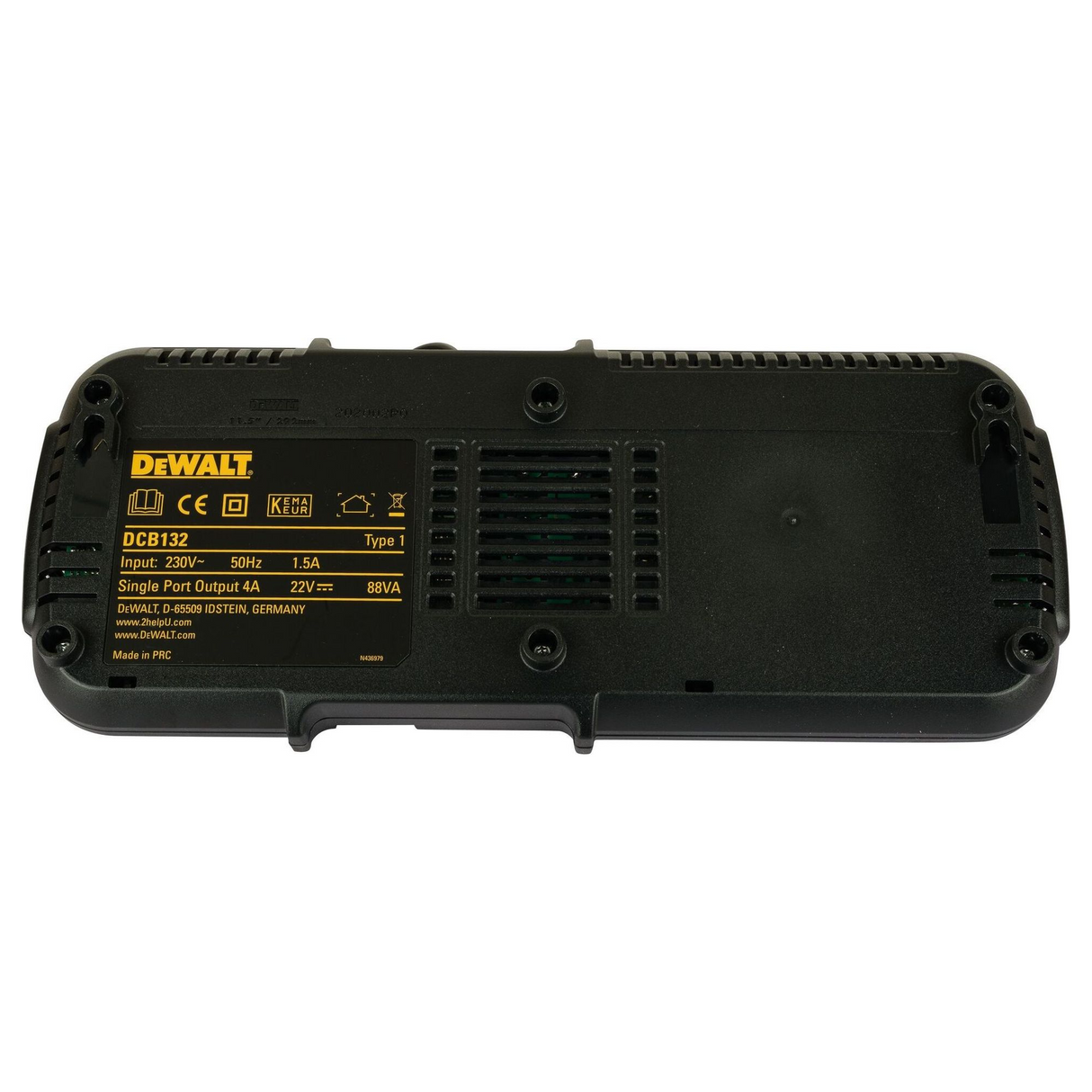 DCB132-QW - Batterieladestation Dewalt DCB132-QW 18/54V 4A - Abbildung 4