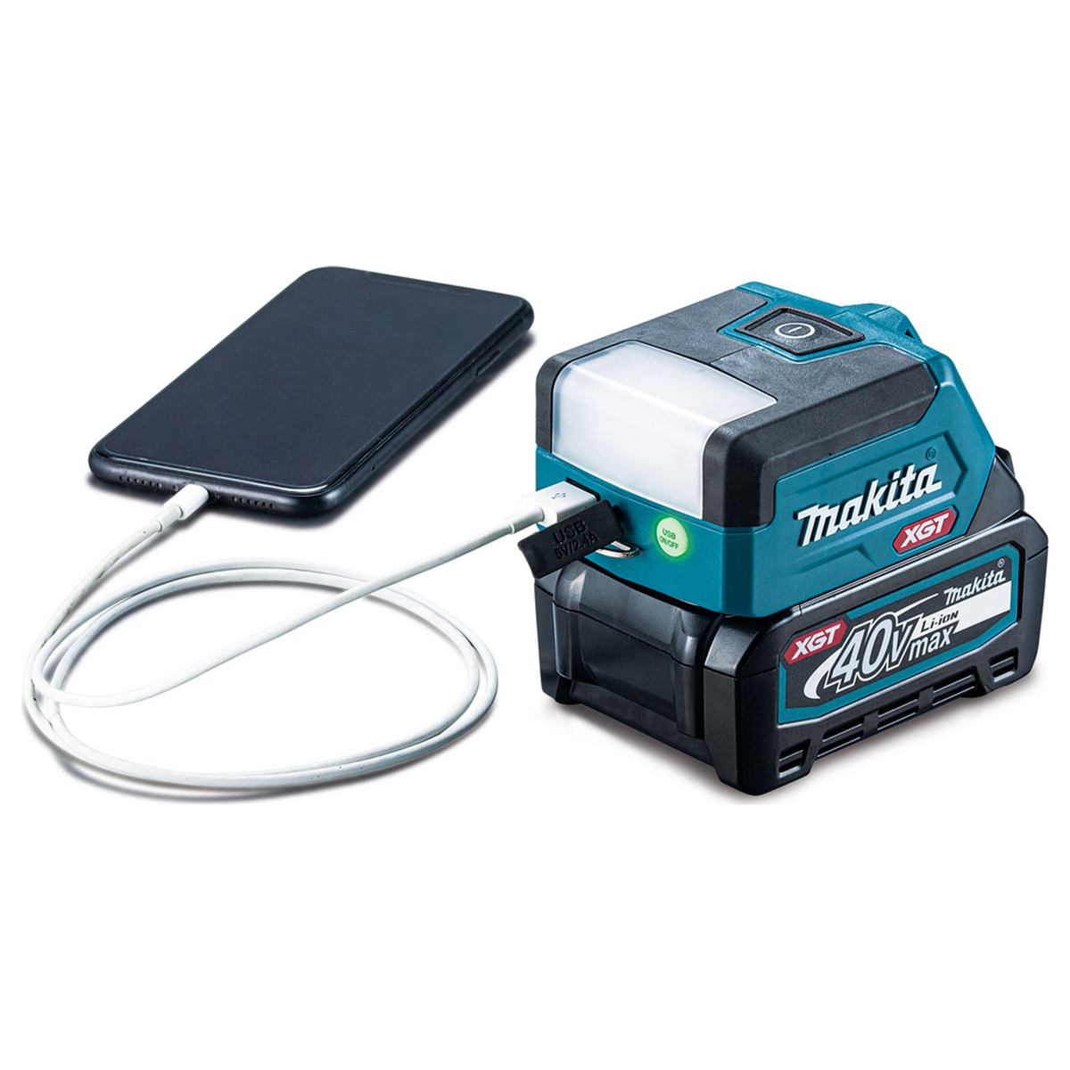 ML011G01 - LED-Taschenlampe Makita ML011G01 mit XGT 40V USB-Ausgang - Abbildung 18