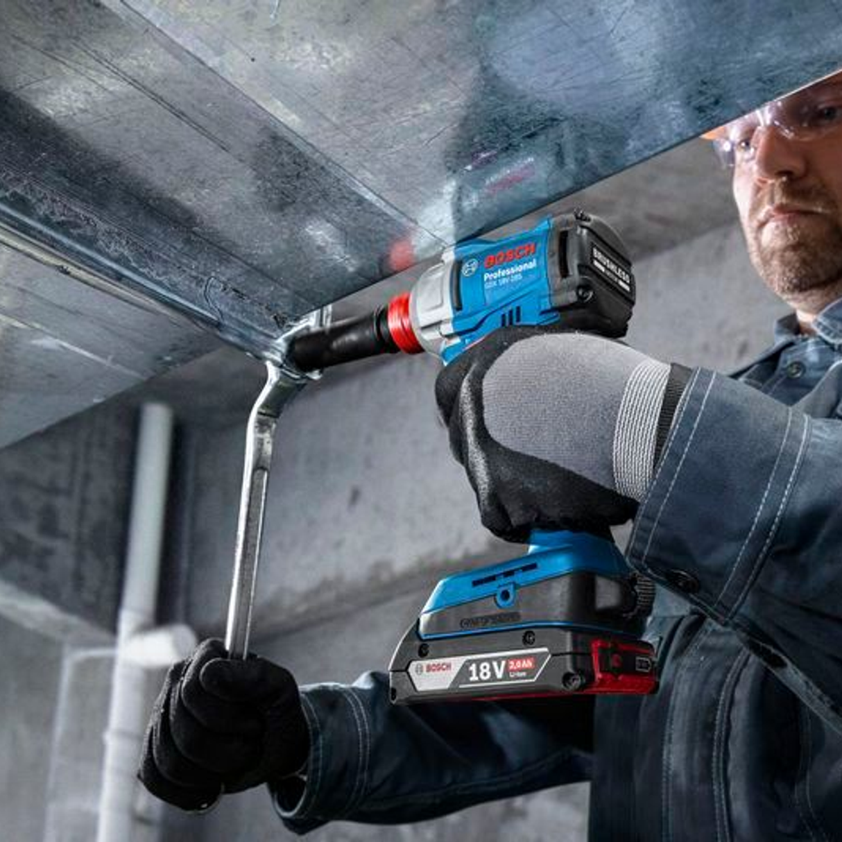 Avvitatore a impulsi Bosch GDX 18V-285 PRO 18V 4Ah