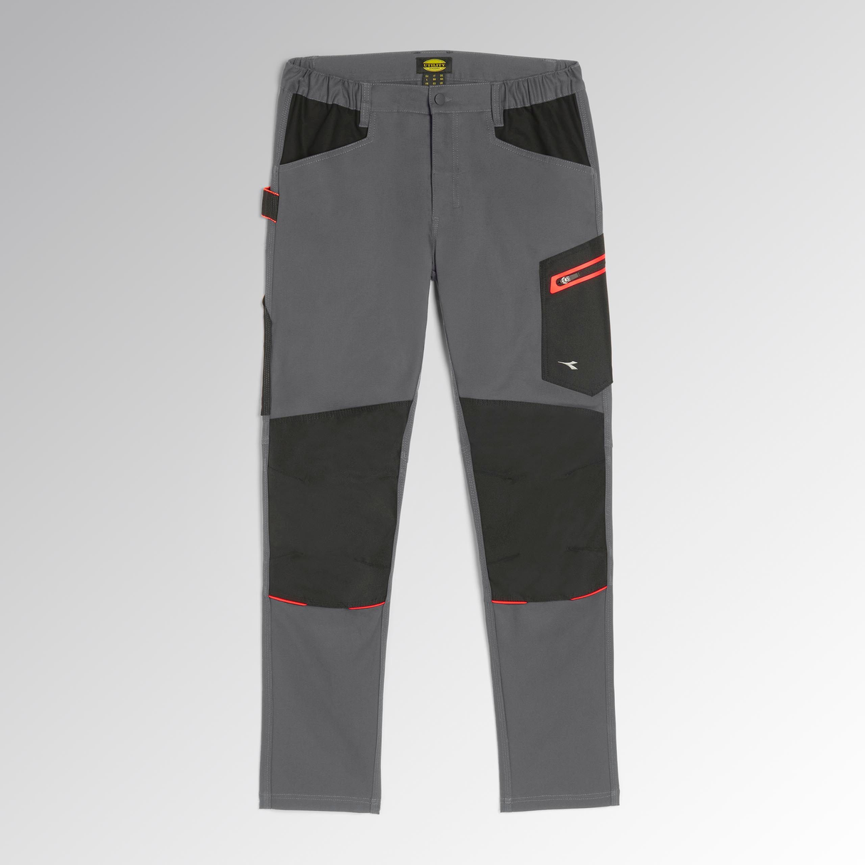 Pantalone Diadora Utility Pant Stretch Performance 2.0 Grigio Acciaio