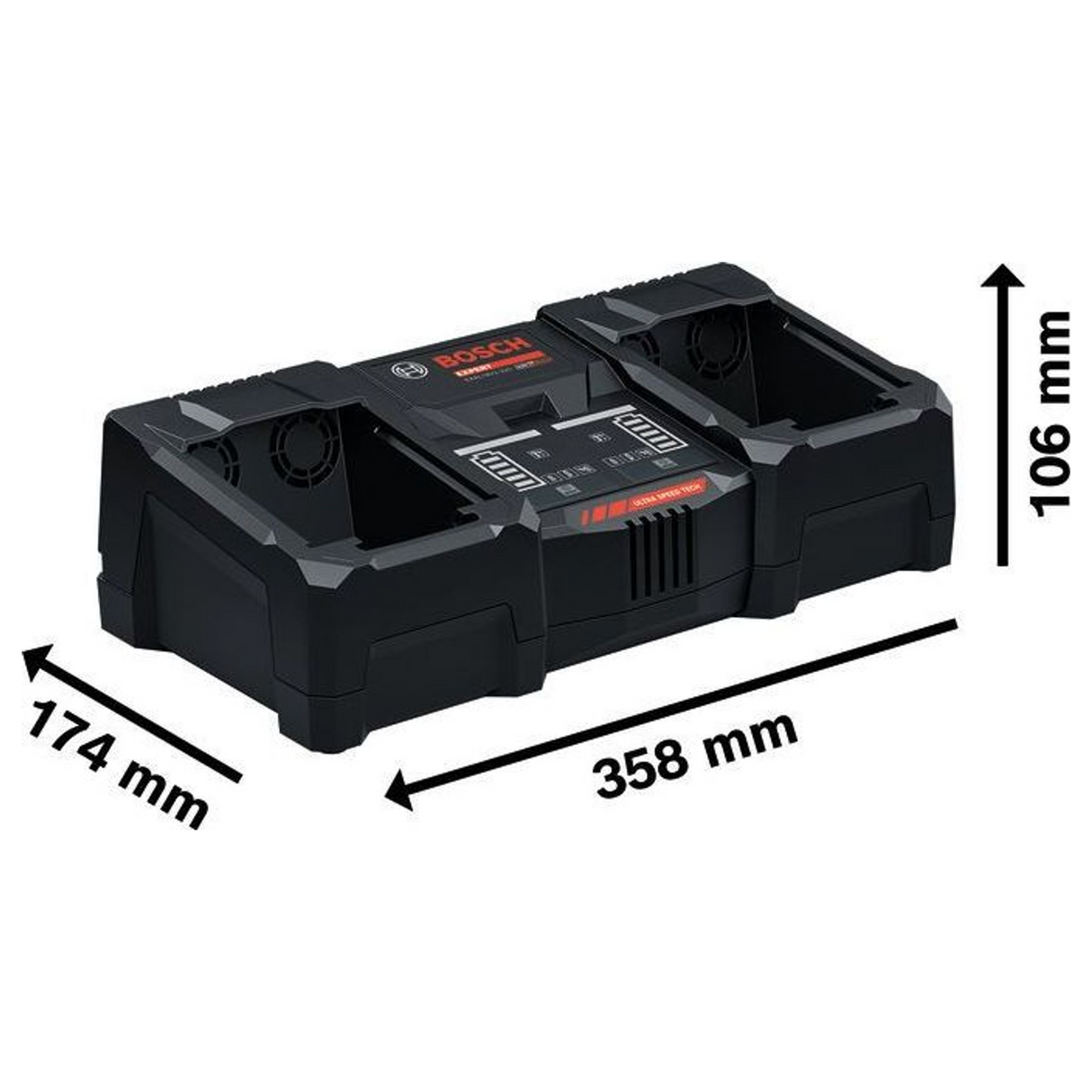Caricabatterie Bosch Expert EXAL18V2-320 18V