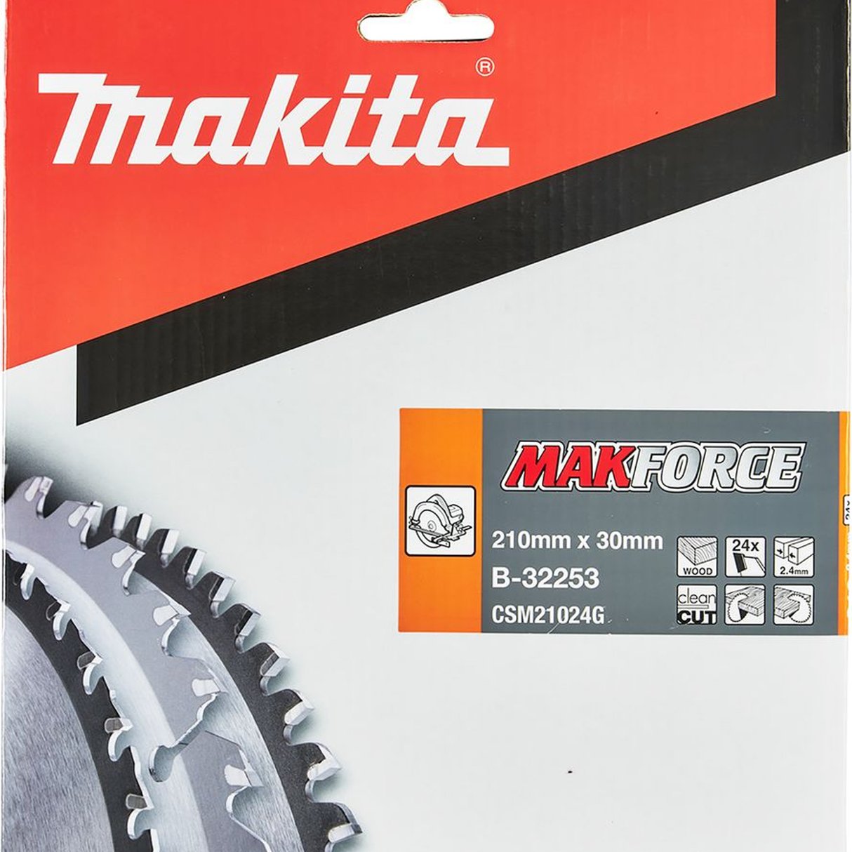 B-32253 - Lama Circolare Makita Makforce B-32253 210x30mm 24T - Immagine 3