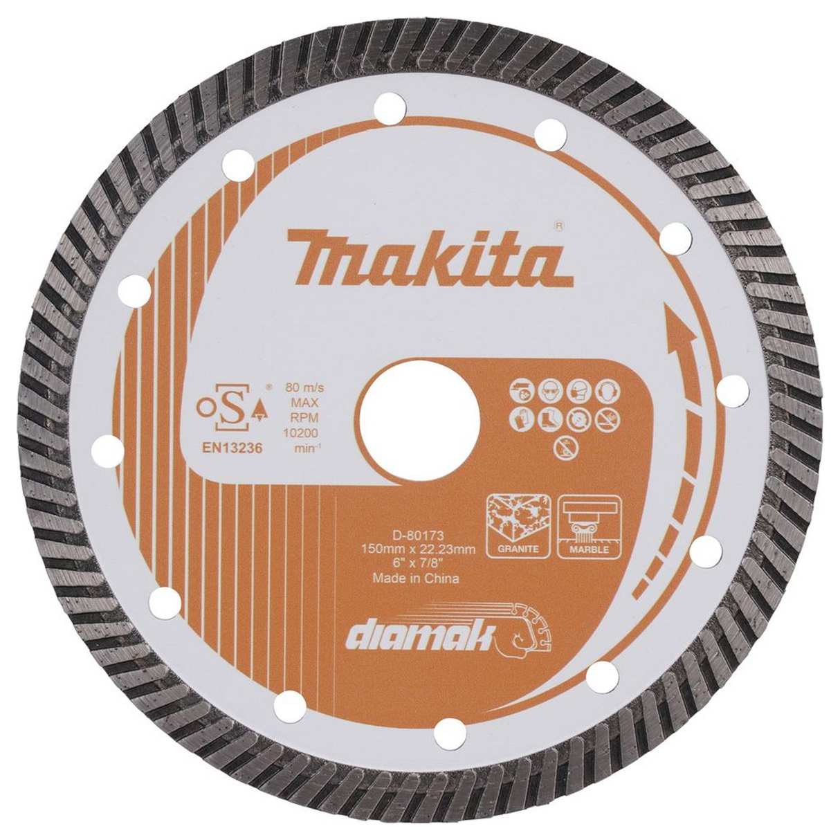 D-80173 - Disco Diamantato Makita D-80173 150mm - Immagine 2