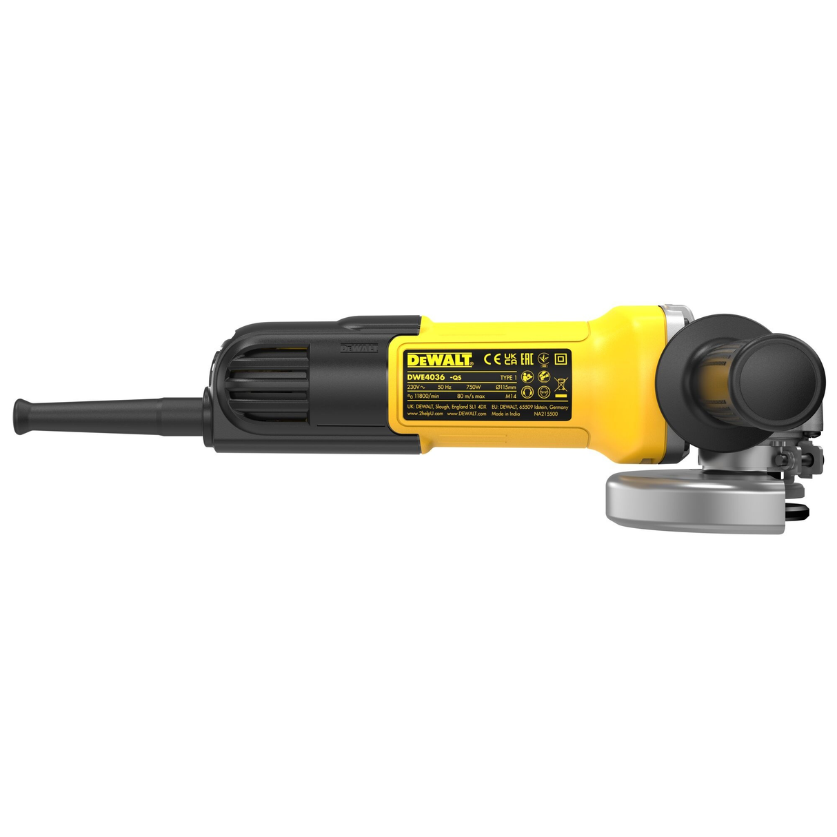 DWE4036-QS - Schleifmaschine Dewalt DWE4036-QS 750W 115mm - Bild 4