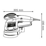 Levigatrice Rotoorbitale Bosch GEX 34-125 PRO 340W