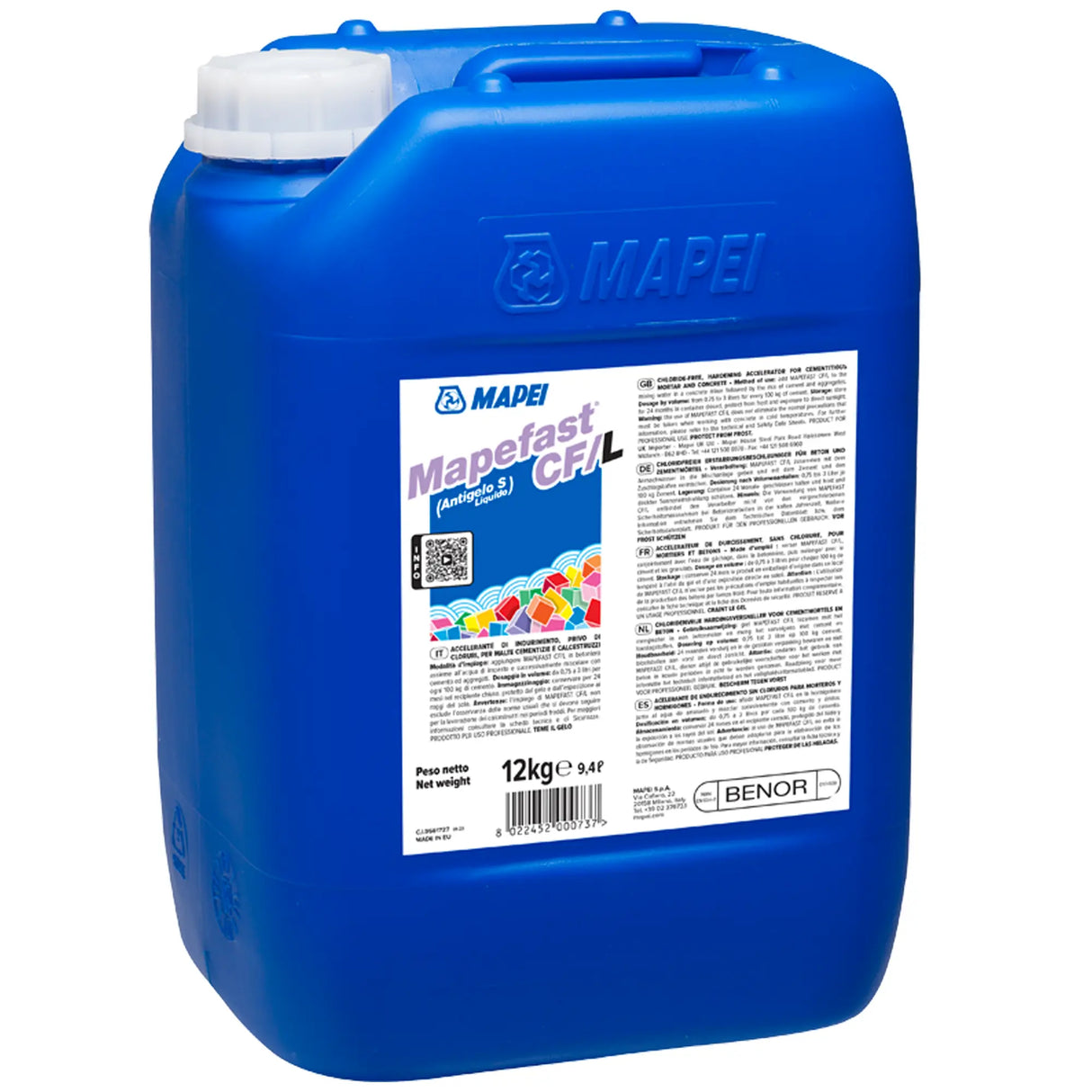 Flüssiges Frostschutzmittelzusatz Mapei Mapefast CF/L 6 kg