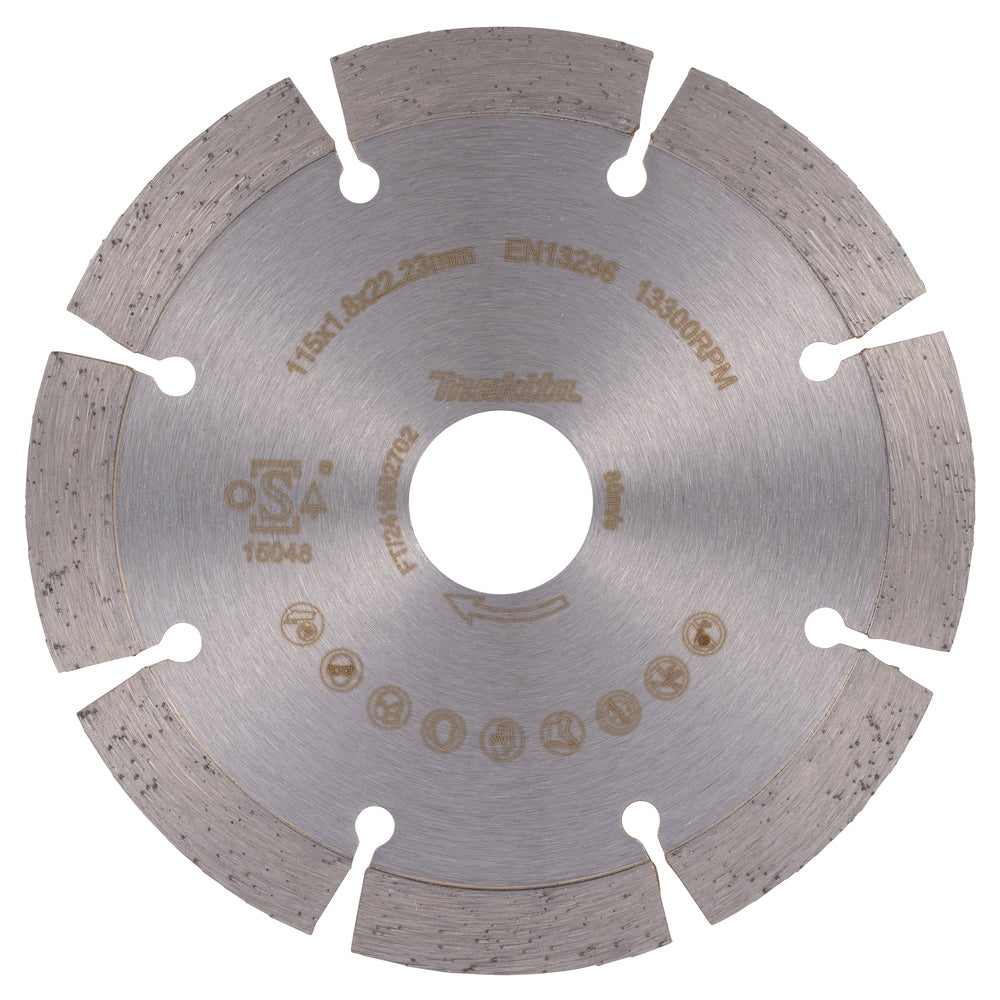 Disco Diamantato Segmentato Makita D-80070 115mm