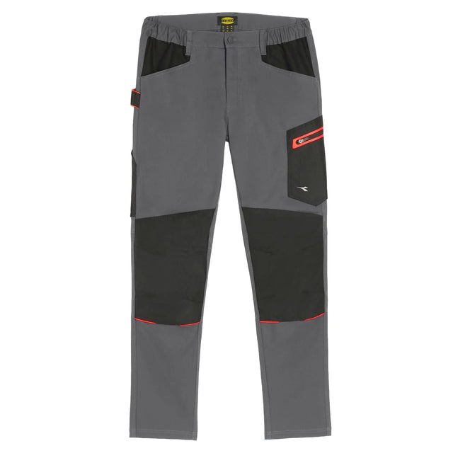 Pantalone Diadora Utility Pant Stretch Performance 2.0 Grigio Acciaio