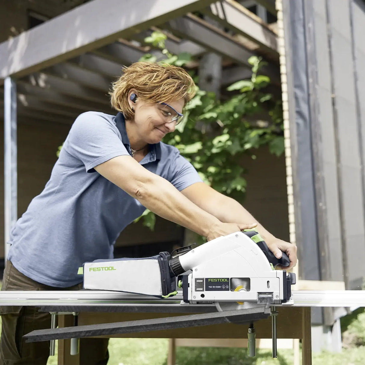 Sega ad affondamento Festool TSC 55 KSEB-Basic 18V