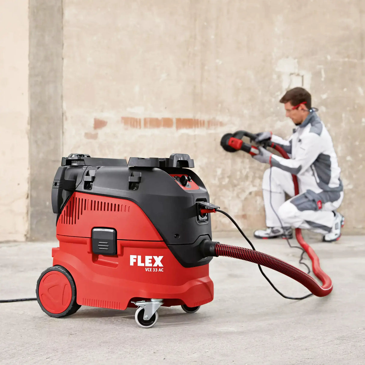 Vacuum cleaner sander Flex GE 6 R-EC + VCE 33 M AC Set + Sandpaper