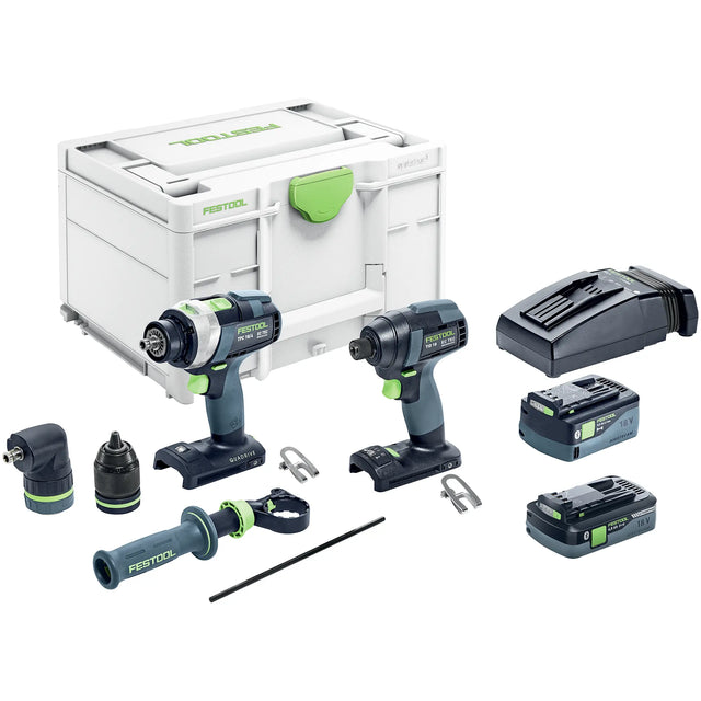 Combo Festool TID 18 Set TPC 18/4 18V 4/5Ah