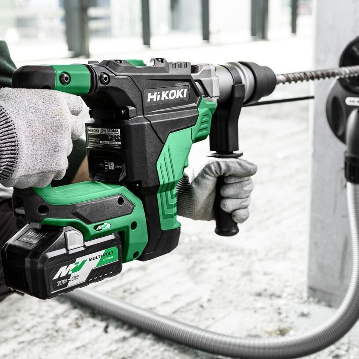 DH36DMAW2Z – HiKOKI DH36DMAW2Z SDS-Max 36V 7,1J Akku-Schlagbohrschrauber – Abbildung 3