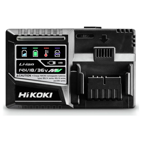 UC18YSL3WKZ – HiKOKI UC18YSL3WKZ 18V 8A Schnellladegerät mit 2 BSL1850MA Akkus – Abbildung 2