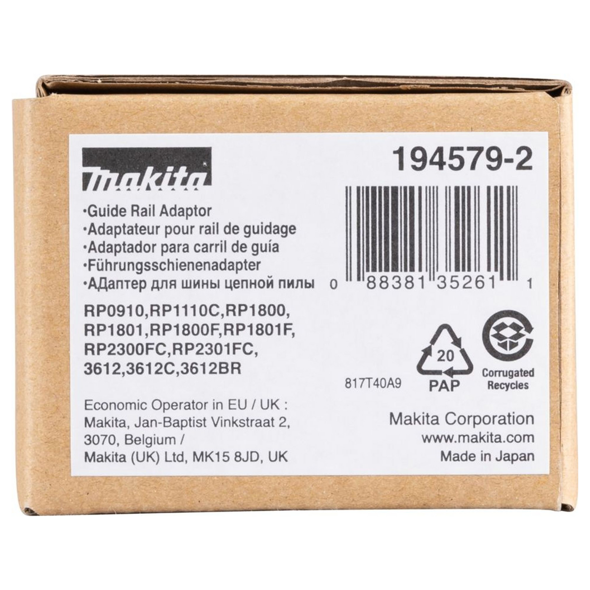 194579-2 - Führungsschienenadapter Makita 194579-2 - Bild 5