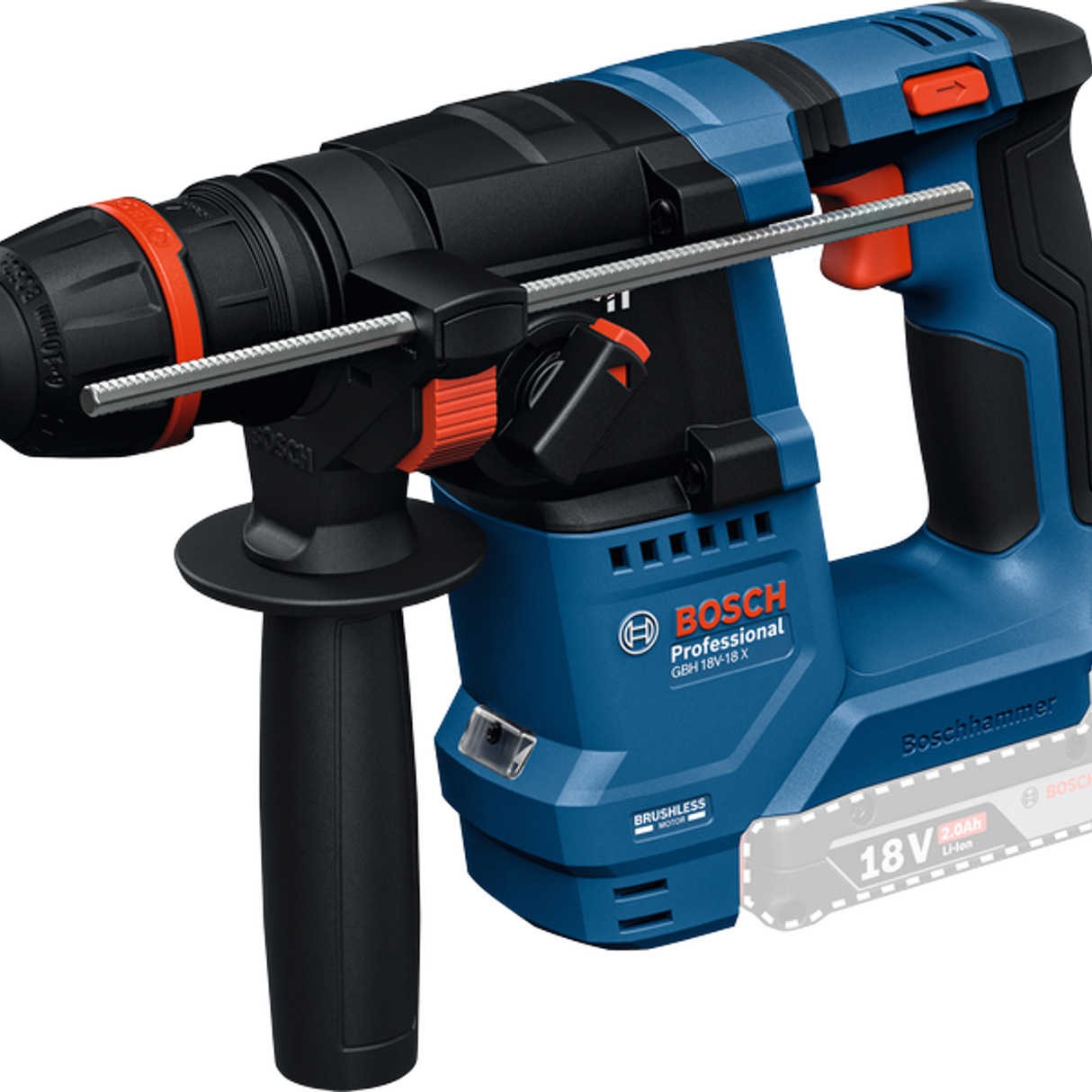 0611927102 - Schlagbohrmaschine Bosch GBH 18V-18 X PRO 18V - Bild 24