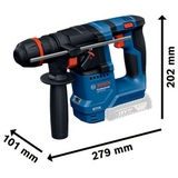 0611927101 - Schlagbohrmaschine Bosch GBH 18V-18 X PRO 18V - Bild 25