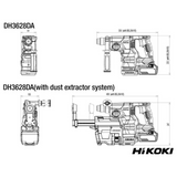 DH3628DAW2Z – HiKOKI DH3628DAW2Z SDS-Plus 36V Akku-Schlagbohrschrauber – Bild 10