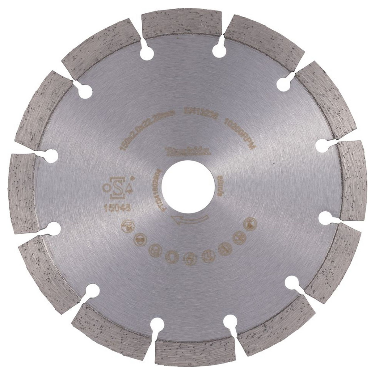 D-80092 – Segmentierte Diamanttrennscheibe Makita D-80092 150 mm - Bild 3