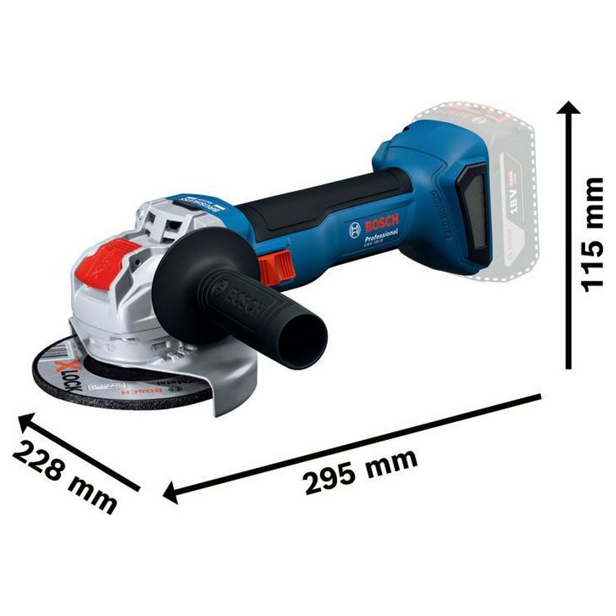 06019N9101 - Schleifmaschine Bosch GWX 18V-8 PRO 18V - Bild 20