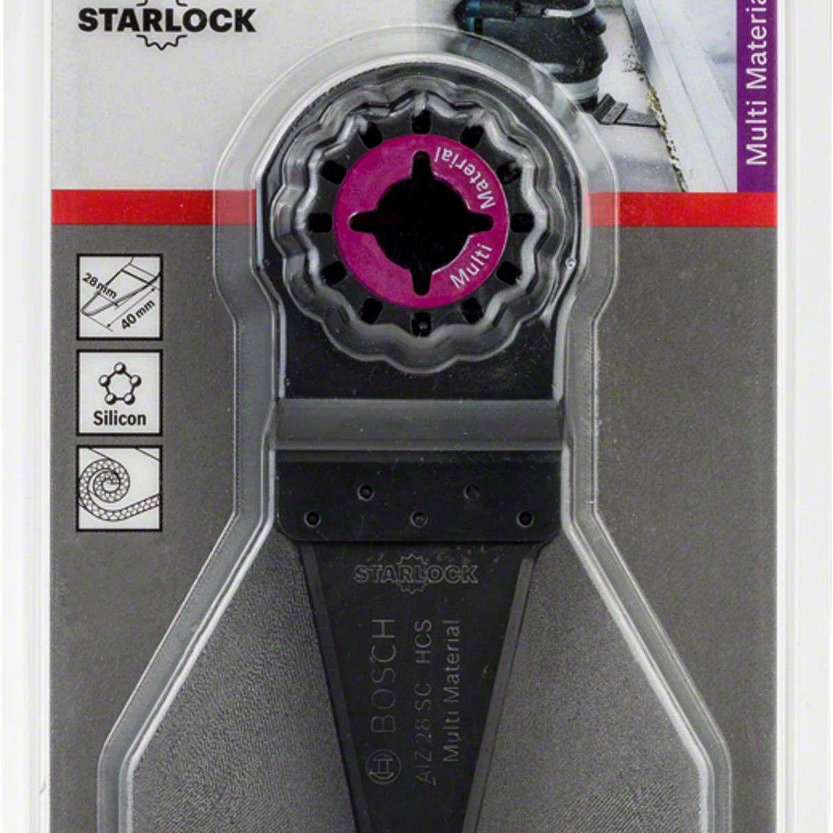 2608661691 - Cutter per Multiutensili Bosch Professional AIZ 28 SC HCS Starlock - Immagine 2
