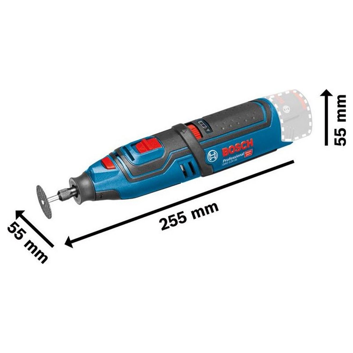 06019C5002 - Rotationswerkzeug Bosch GRO 12V-35 PRO 12V - Bild 17