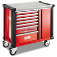 U05190097 - Carrello USAG RACING 519 RBO7/3V con anta laterale 7 cassetti