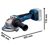 06019N4103 - Schleifmaschine Bosch GWS 18V-11 PRO 18V - Bild 21