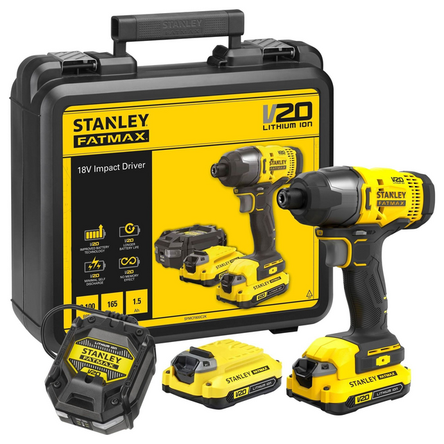 SFMCF800C2K-QW - Schlagschrauber Stanley FatMax SFMCF800C2K-QW 18V 1,5Ah