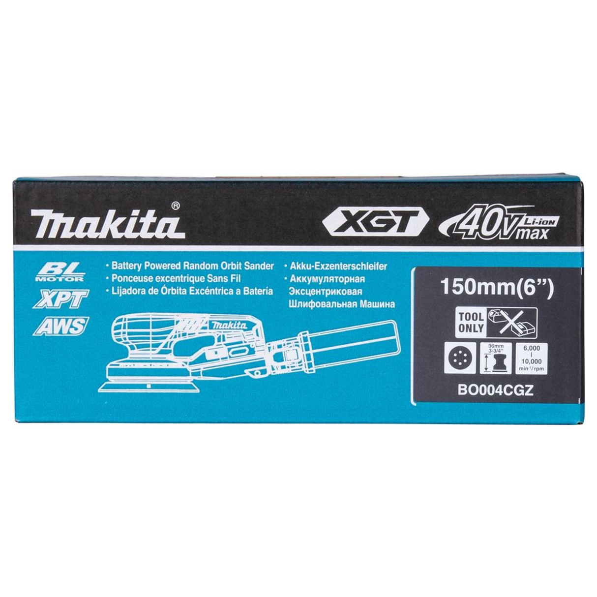 BO004CGZ - Exzenterschleifer Makita BO004CGZ 40V - Bild 20