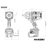WR36DFWRZ - Avvitatore ad Impulsi HiKOKI WR36DFWRZ 36V - Immagine 11
