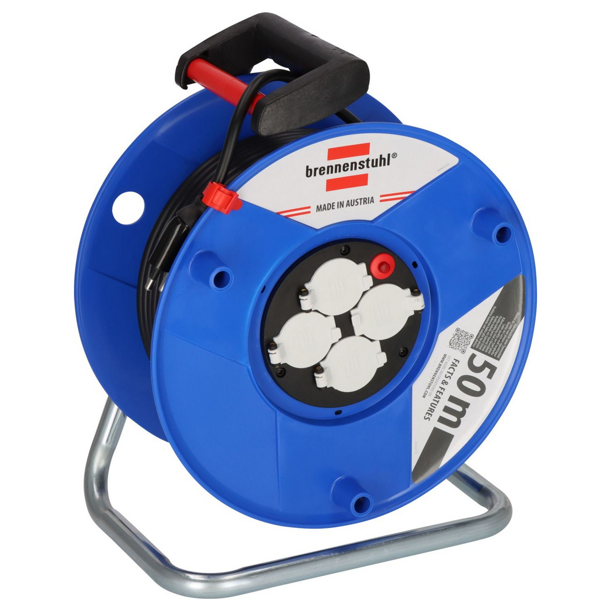 1208065 - Brennenstuhl Garant ST 290 50m H05VV-F 3G1.5 Kabeltrommel