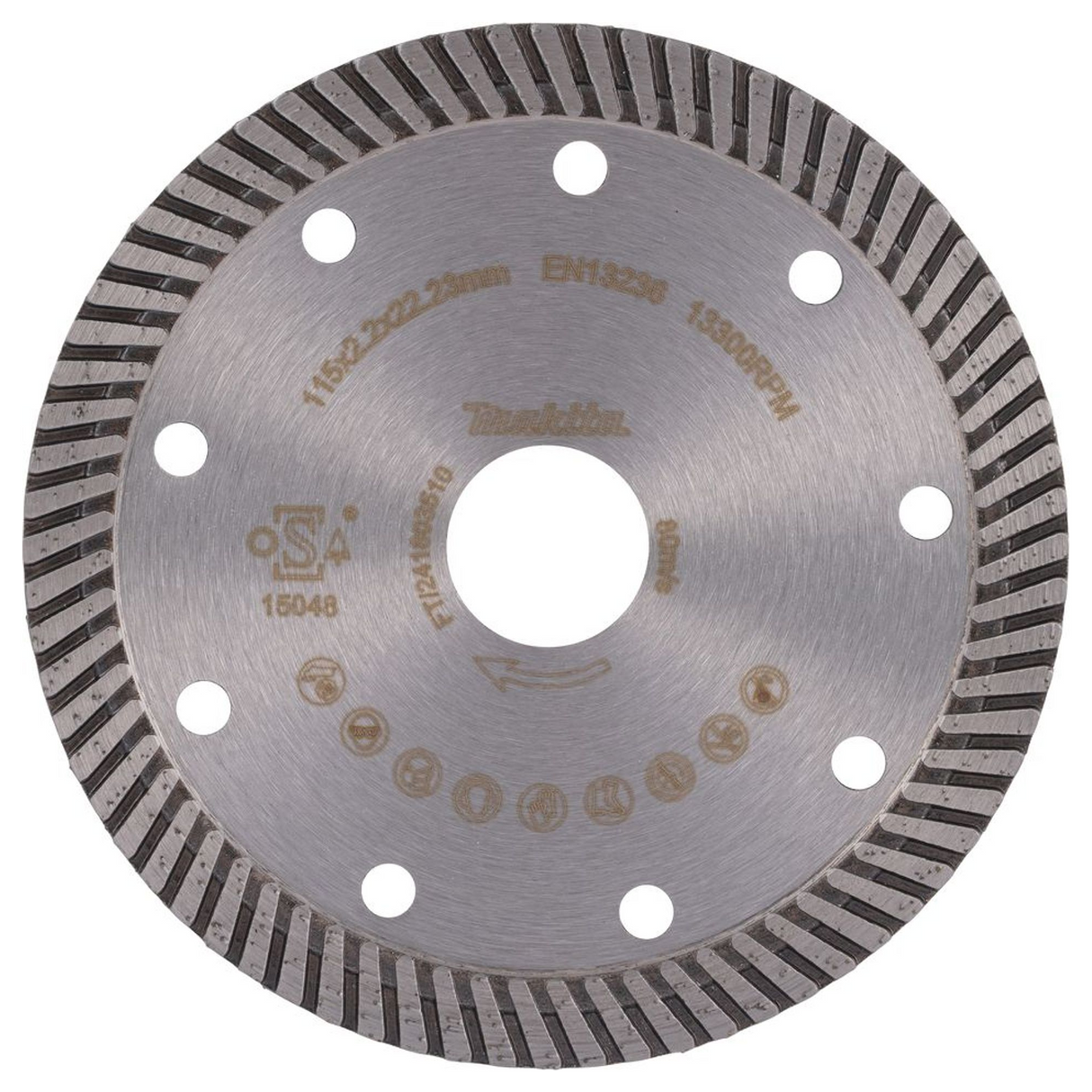 D-80151 - Disco Diamantato Makita D-80151 115mm Marmo Granito - Immagine 3