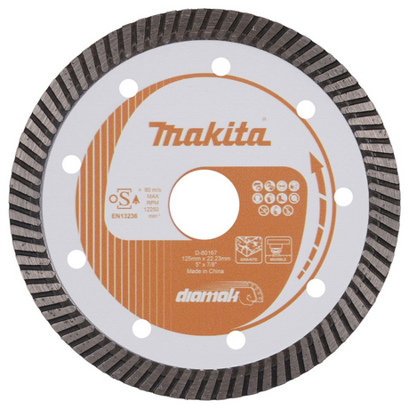 D-80167 - Diamantscheibe Makita D-80167 125 mm Marmor-Granit - Bild 2
