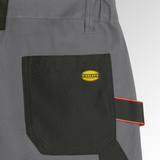 Pantalone Diadora Utility Pant Stretch Performance 2.0 Grigio Acciaio