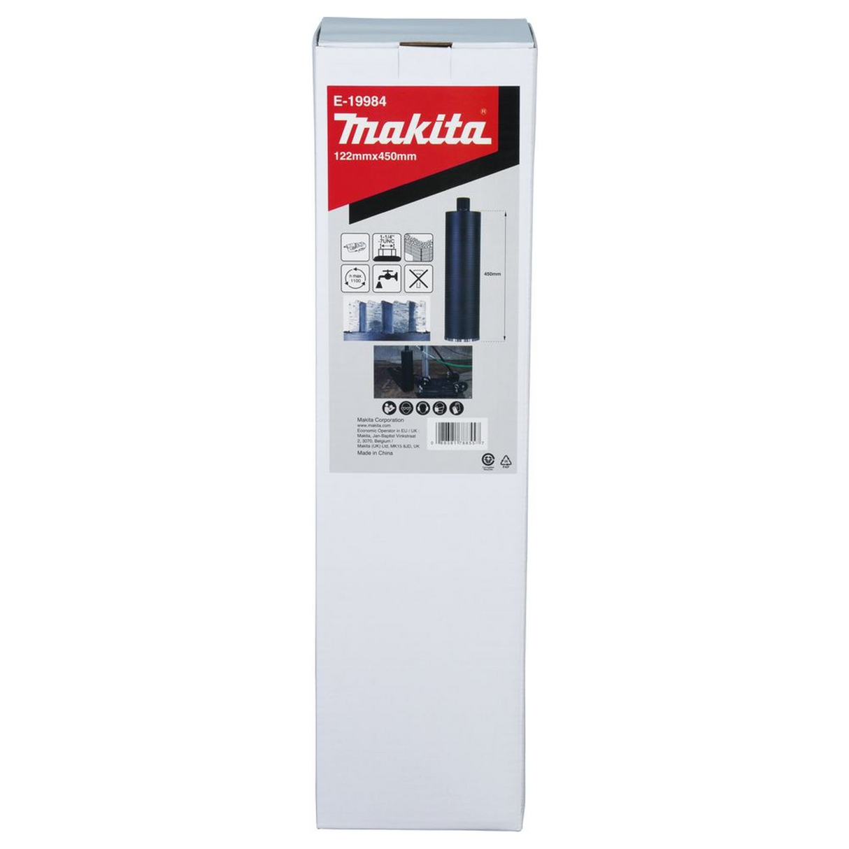 E-19984 - Diamantkrone Makita E-19984 122x450mm Nass 1-1/4"UNC - Bild 6